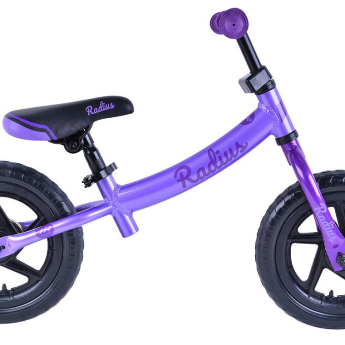 Radius Jr Girls 12" Balance Bike - Gloss Lavender/Purple