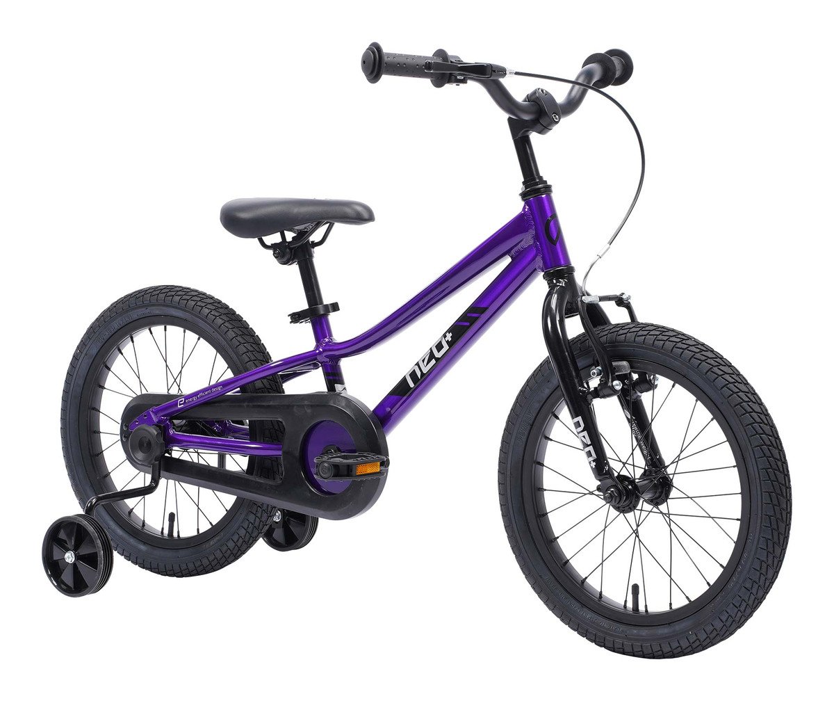 Neo+ 16" Girls Bike - Chrome Purple - Image 2