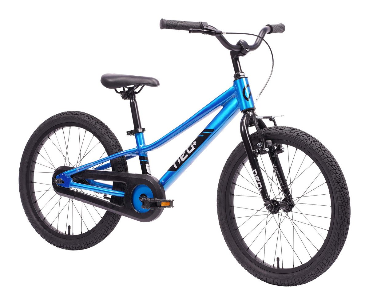 Neo+ 20" Single Speed Girls Bike - Chrome Sky Blue - Image 2