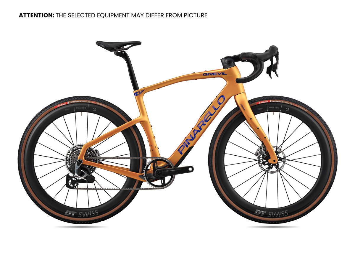Pinarello Grevil F9 Sram Red AXS 1x13 - Atlas Sun Matt