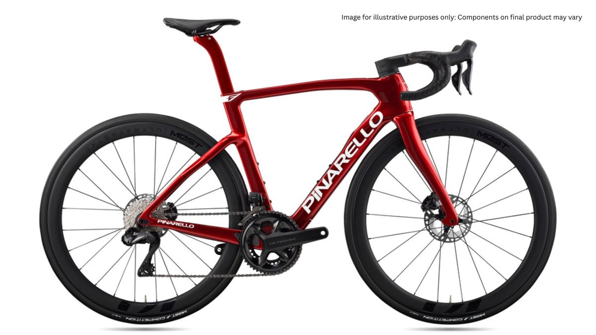 Pinarello F7 Sram Force AXS 12sp - Starry Red Shiny
