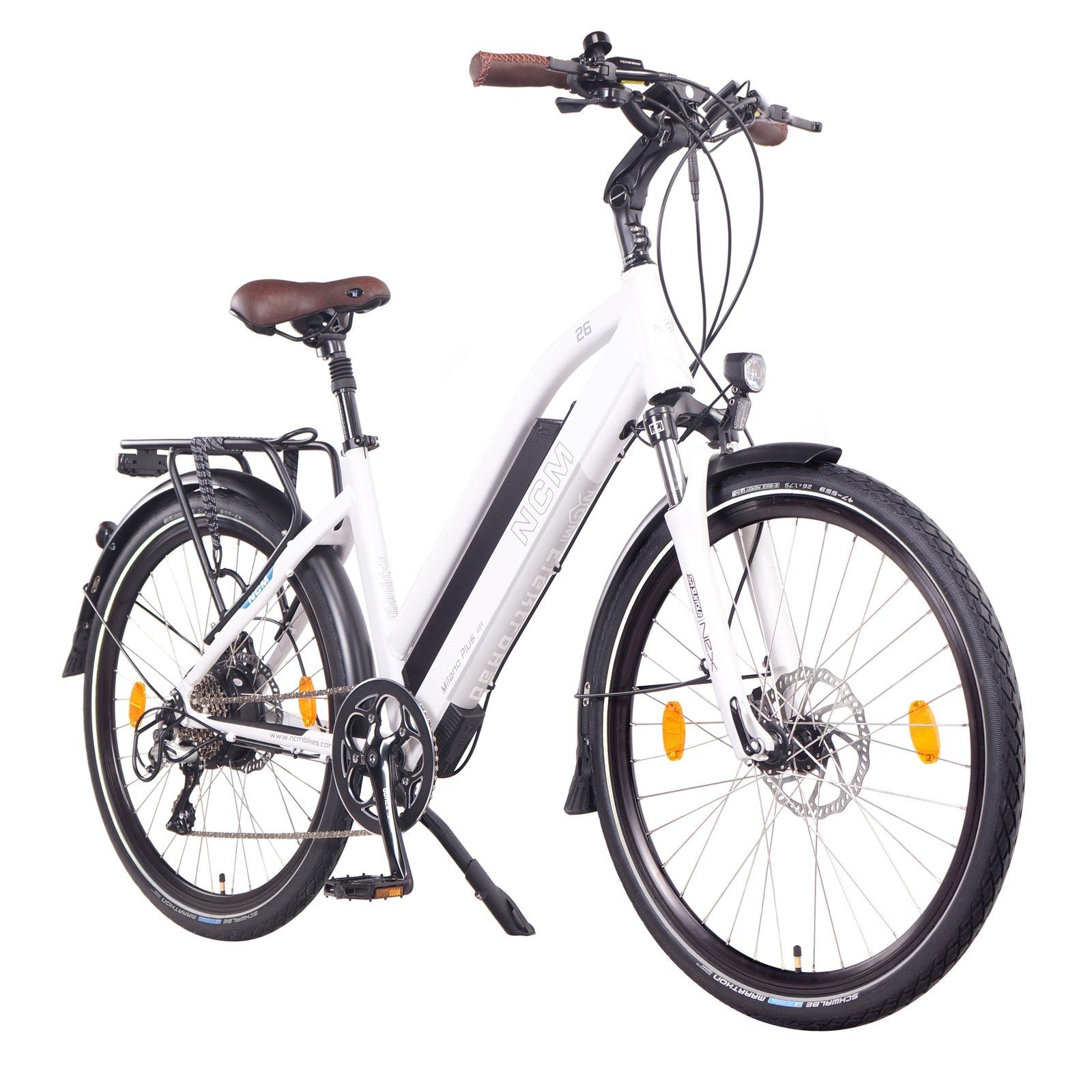 NCM Milano Plus Trekking E-Bike, 250W-500W City-Bike, 48V 16Ah 768Wh Long Range Battery - Image 2