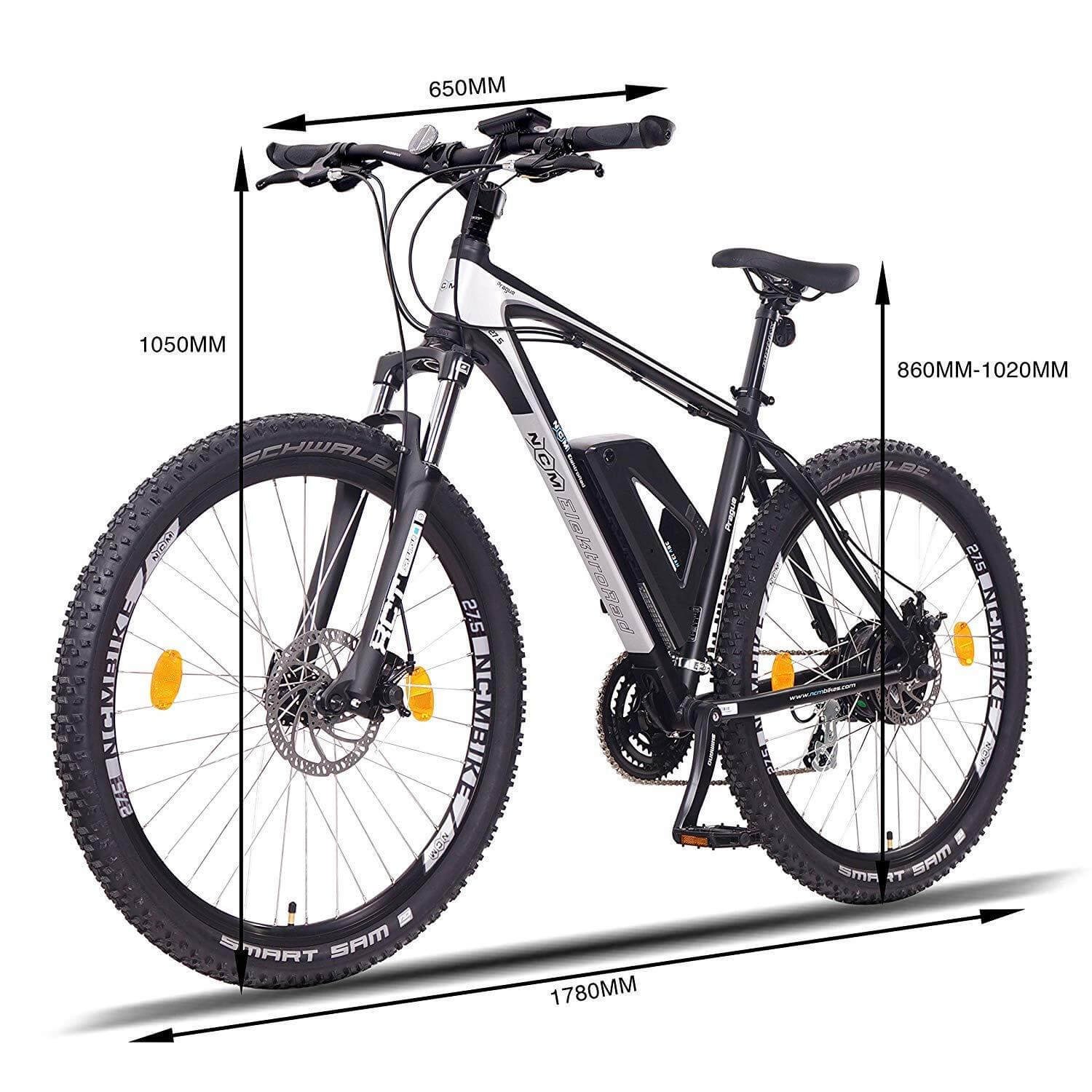 NCM Prague Electric Mountain Bike 250W 36V 13Ah - Image 2