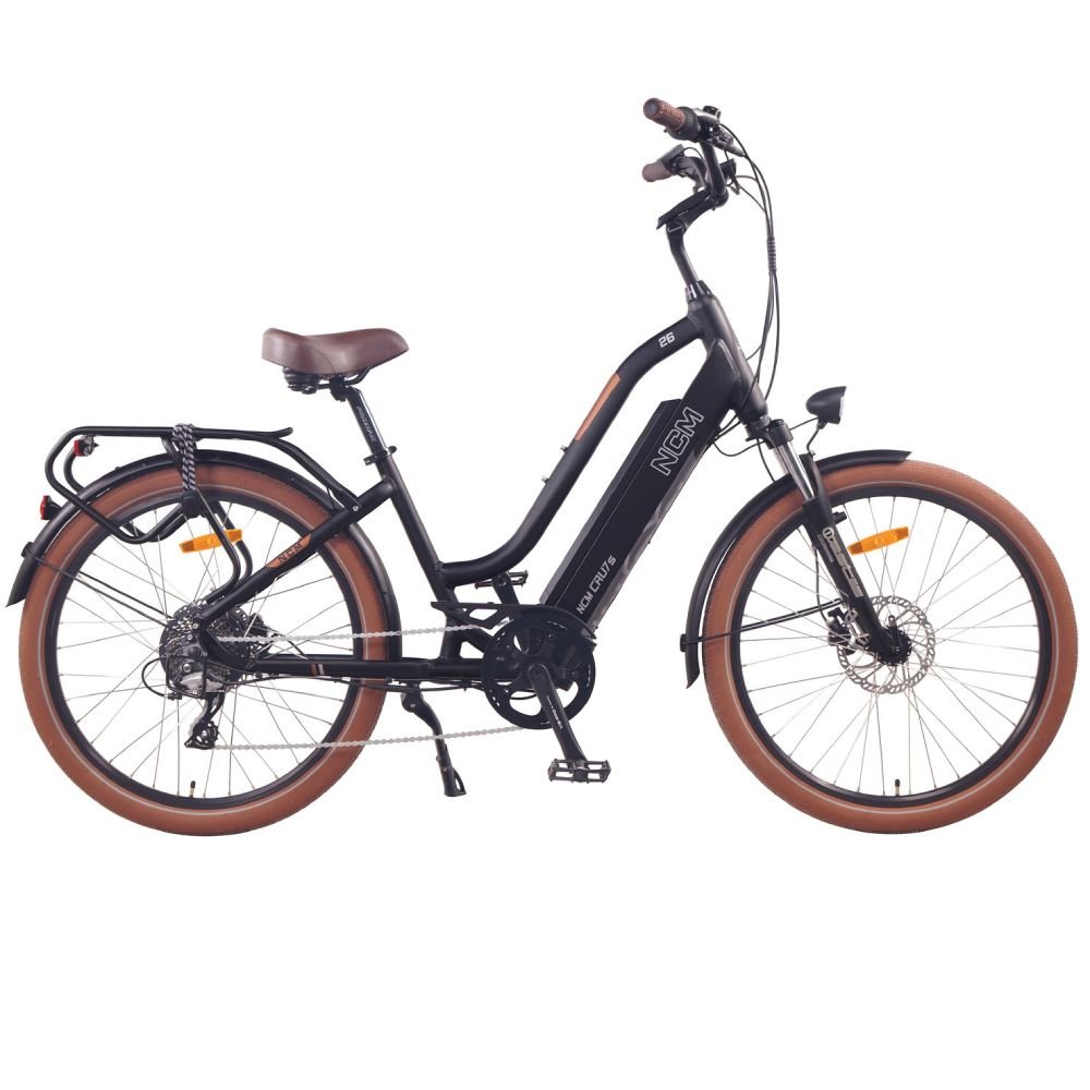 NCM Cru7s Step Thru Cruiser E-Bike, E-MTB, 250W-500W, 48V 19Ah 912Wh Battery