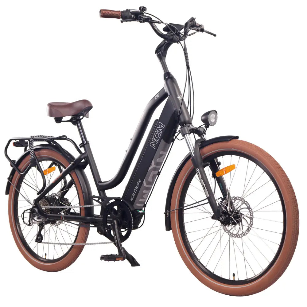NCM Cru7s Step Thru Cruiser E-Bike, E-MTB, 250W-500W, 48V 19Ah 912Wh Battery - Image 2
