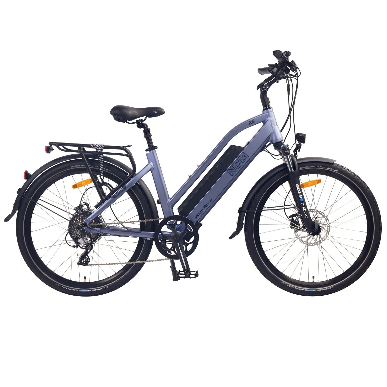 NCM Milano Plus Trekking E-Bike, 250W-500W City-Bike, 48V 16Ah 768Wh Long Range Battery - Image 10