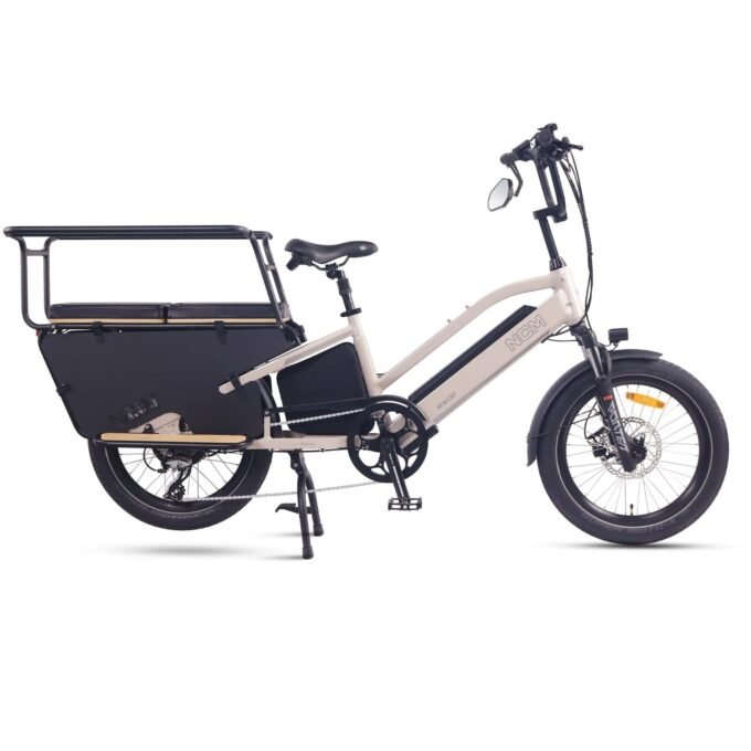 NCM CG7 Step Thru Cargo E-Bike, 250W-500W, 48V 19Ah 912Wh Battery, Hydraulic Brakes