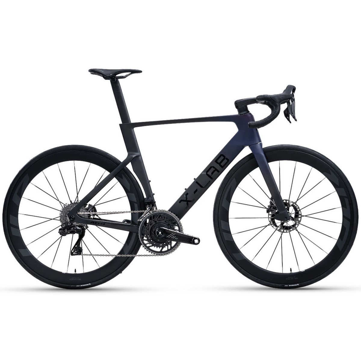 X-LAB AD9 Dura Ace Di2 Hawkeye Road Bike Purple/Black