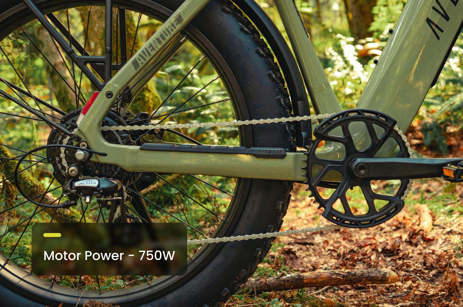 Aventon Aventure 3 Off-Road Step Over Electric Bike - Image 14