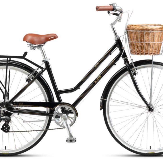 Loretta Ladies Retro Bike - Black