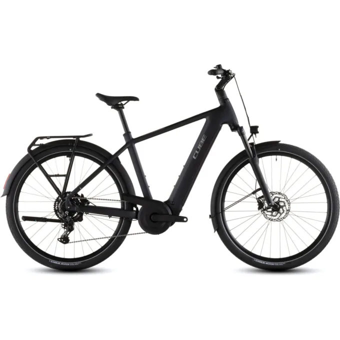 Cube Touring Hybrid ONE 600 Electric Hybrid Bike Coal'n'Chrome
