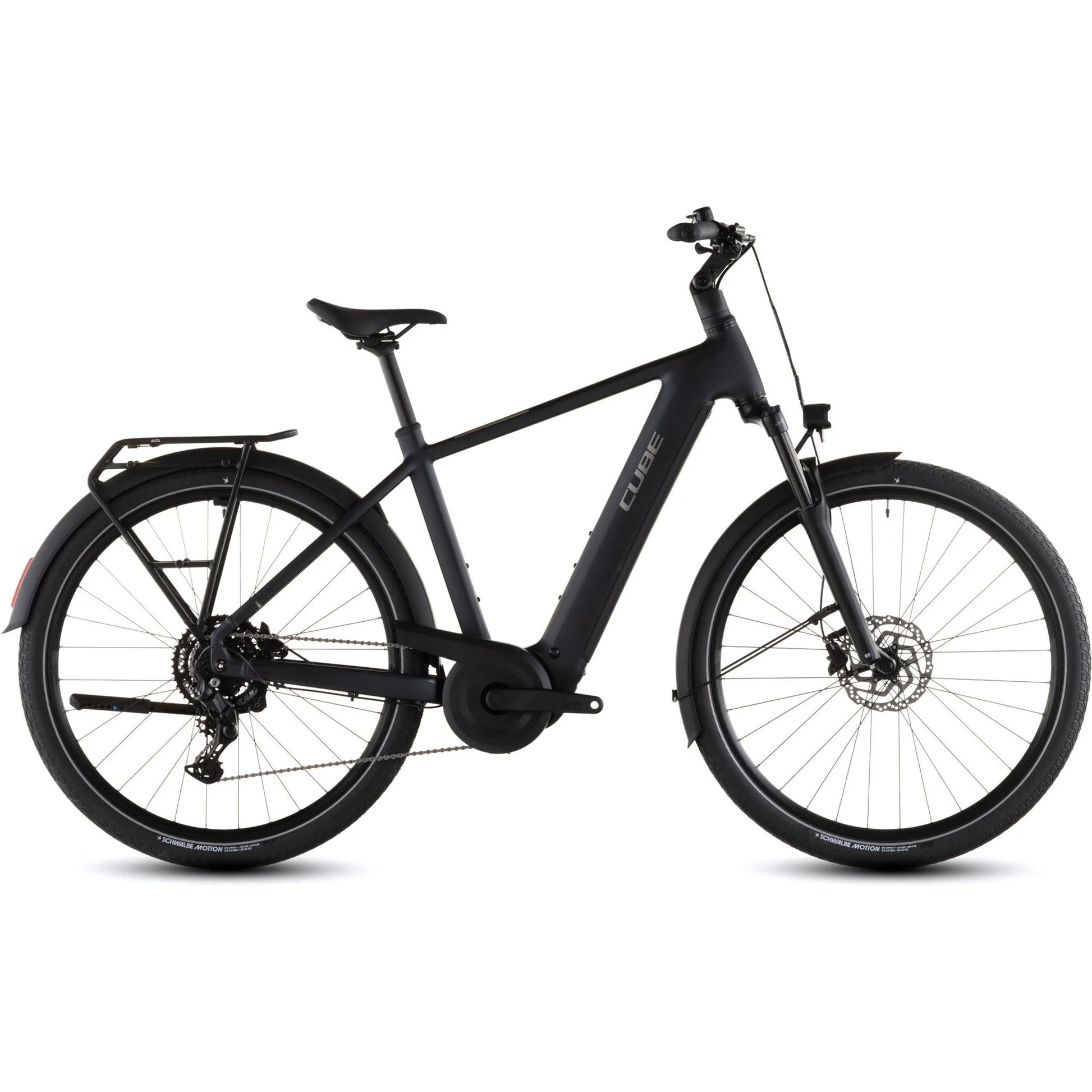Cube Touring Hybrid ONE 600 Electric Hybrid Bike Coal'n'Chrome