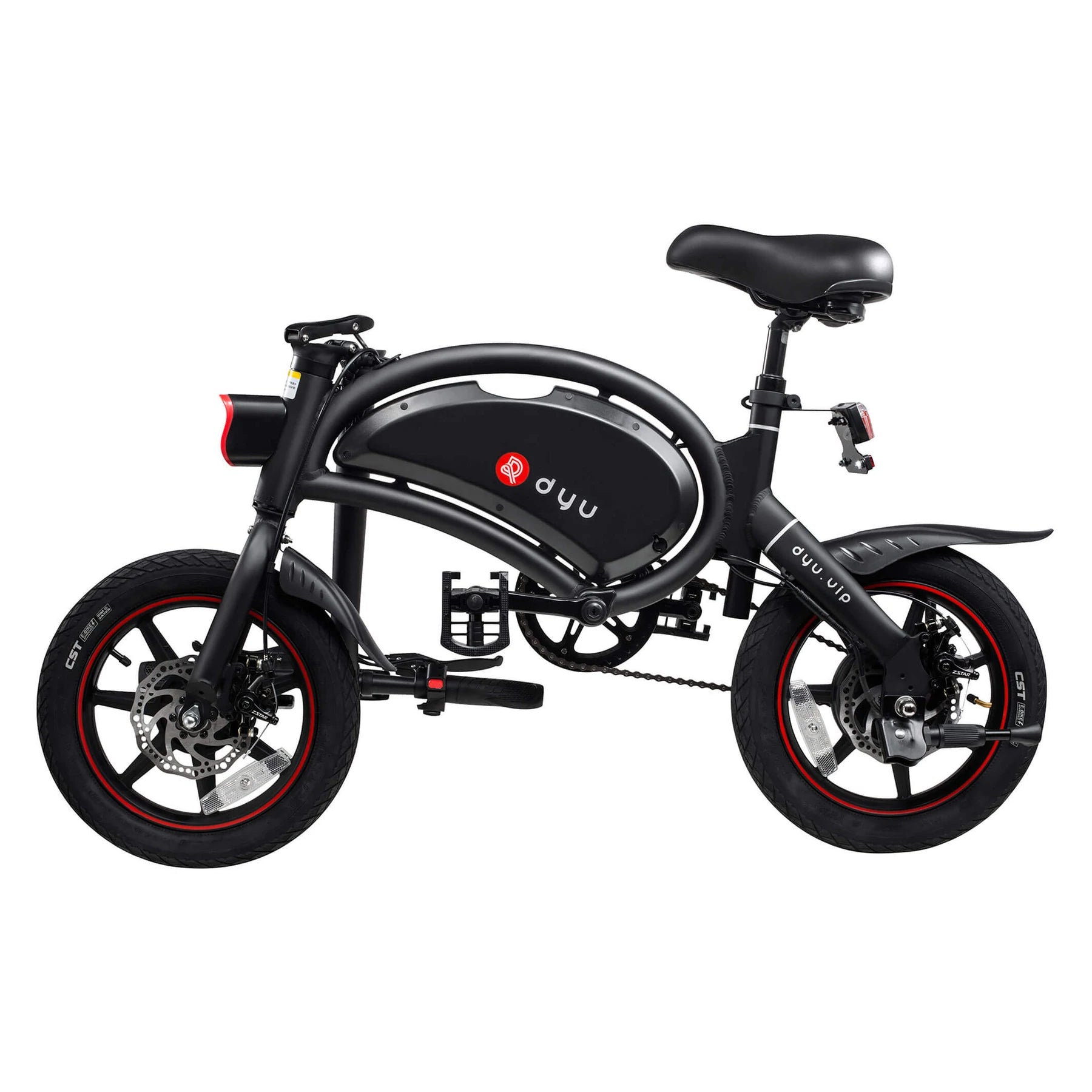 DYU D3+ Smart Electric Bike - Black