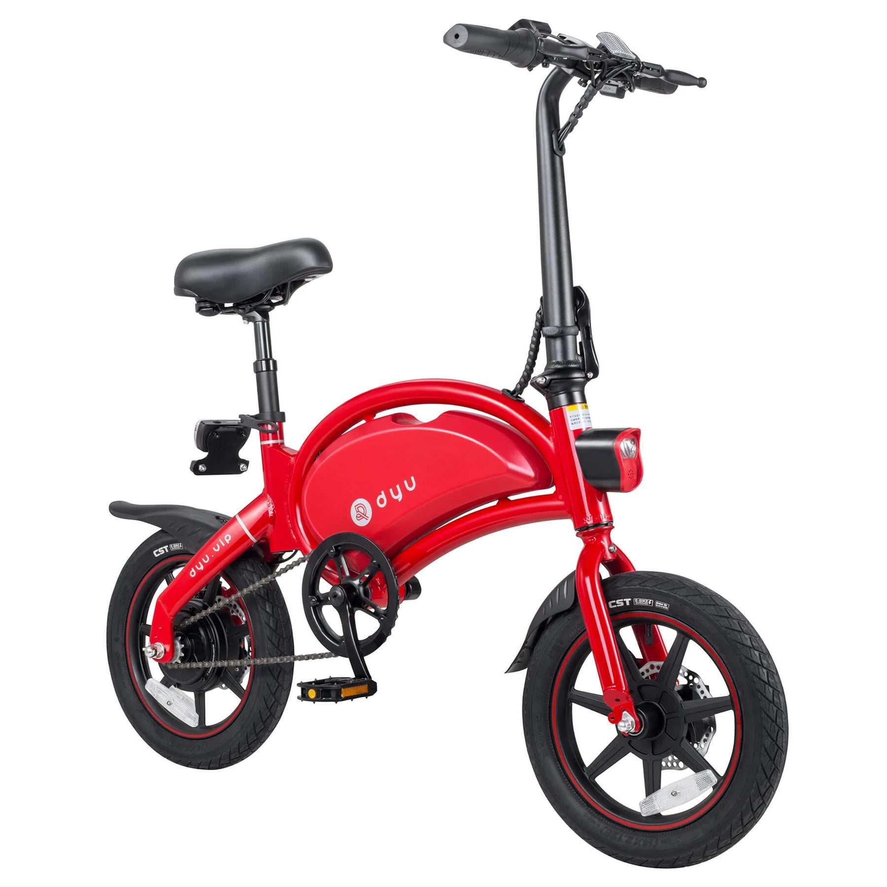 DYU D3+ Smart Electric Bike - Black - Image 8