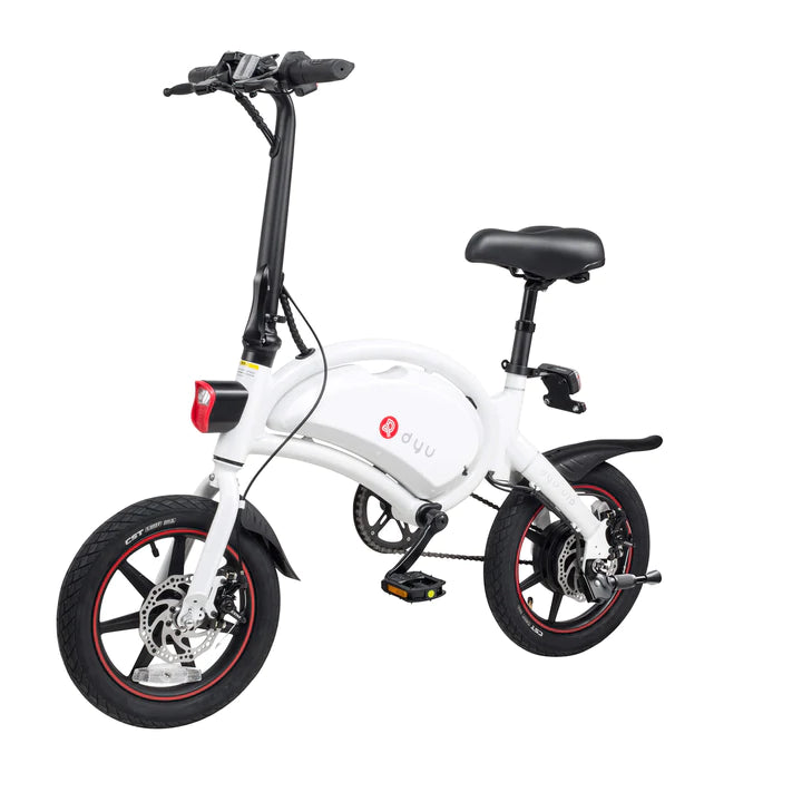 DYU D3+ Smart Electric Bike - Black - Image 12