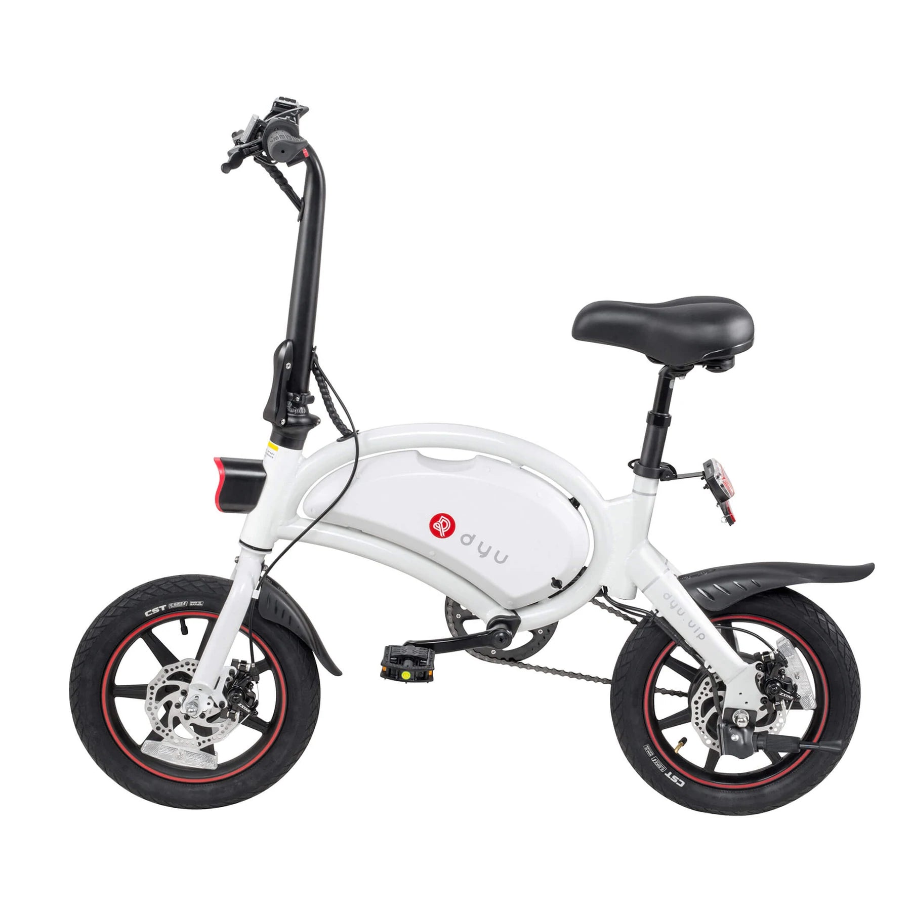 DYU D3+ Smart Electric Bike - Black - Image 14