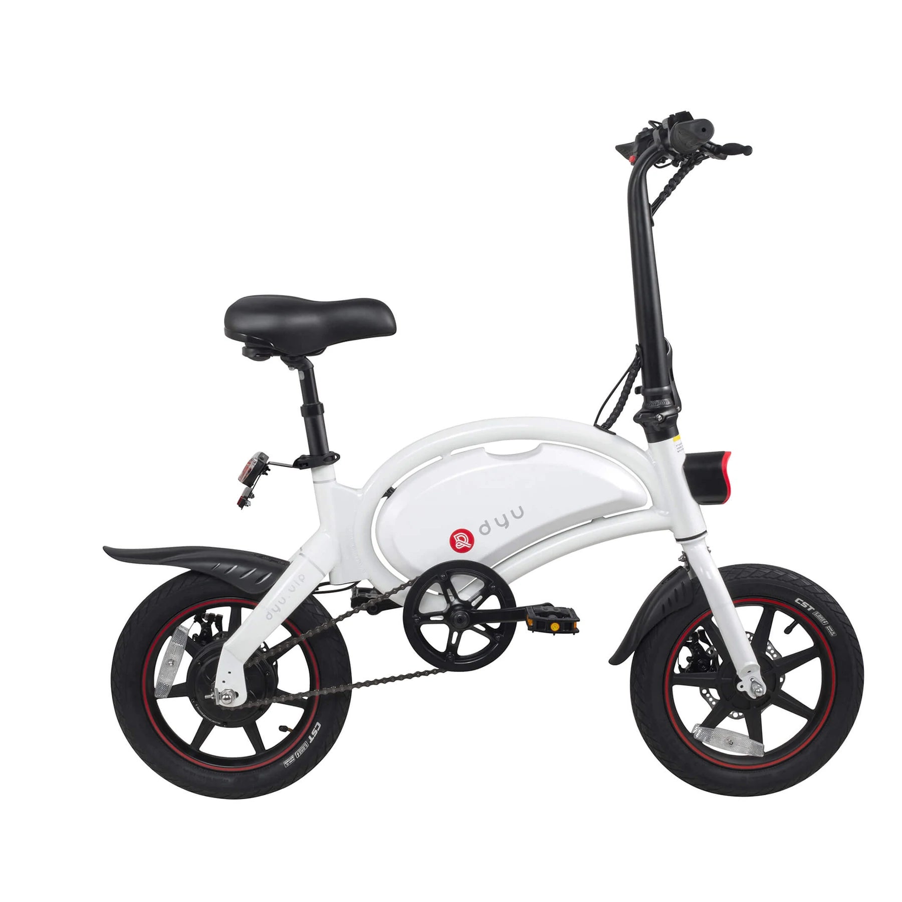 DYU D3+ Smart Electric Bike - Black - Image 13
