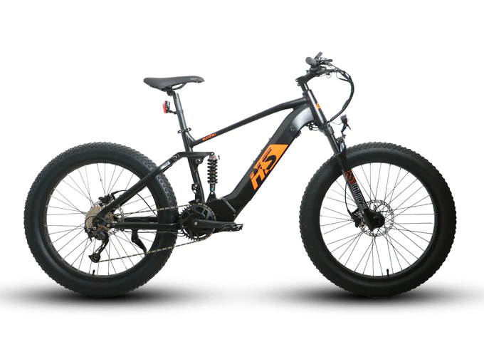 Eunorau Electric Mountain Bike 1000W Motor FAT-HS Dual Battery Fat Tyre E-MTB
