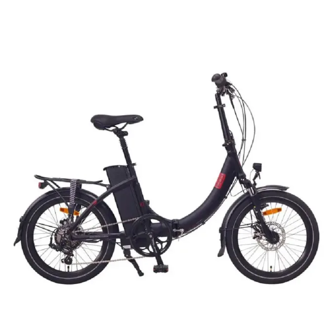 FOO F1 Folding Electric Bike, 250W E-Bike, 36V 13Ah 468Wh Battery [Matt Black 20]
