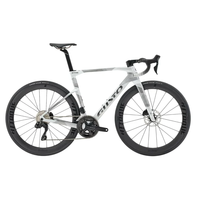 Gusto GTR PRO TE - Ultegra Di2 1 W-Carbon Wheels - White