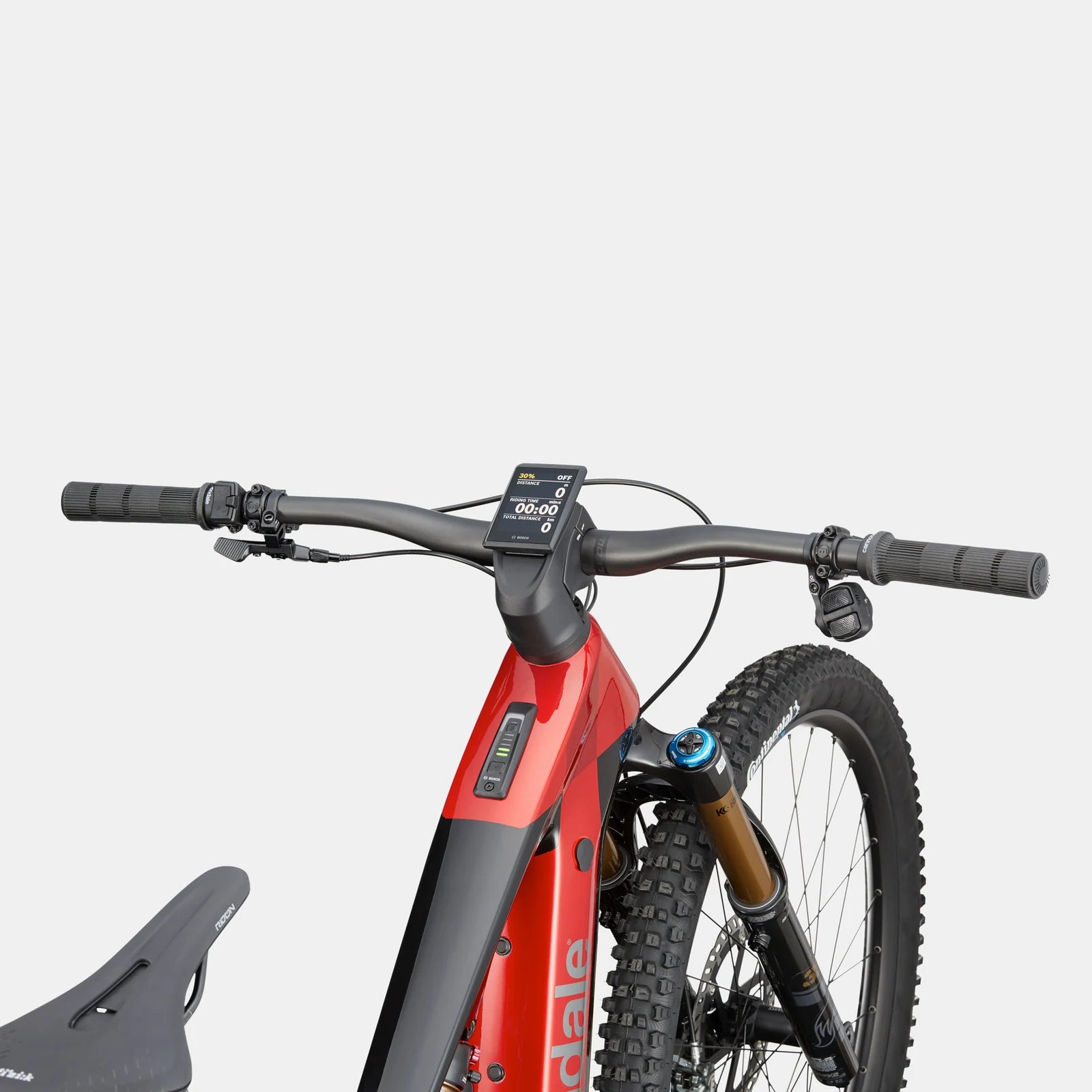 Cannondale Moterra Carbon 1 e-MTB - Metallic Red - Image 3