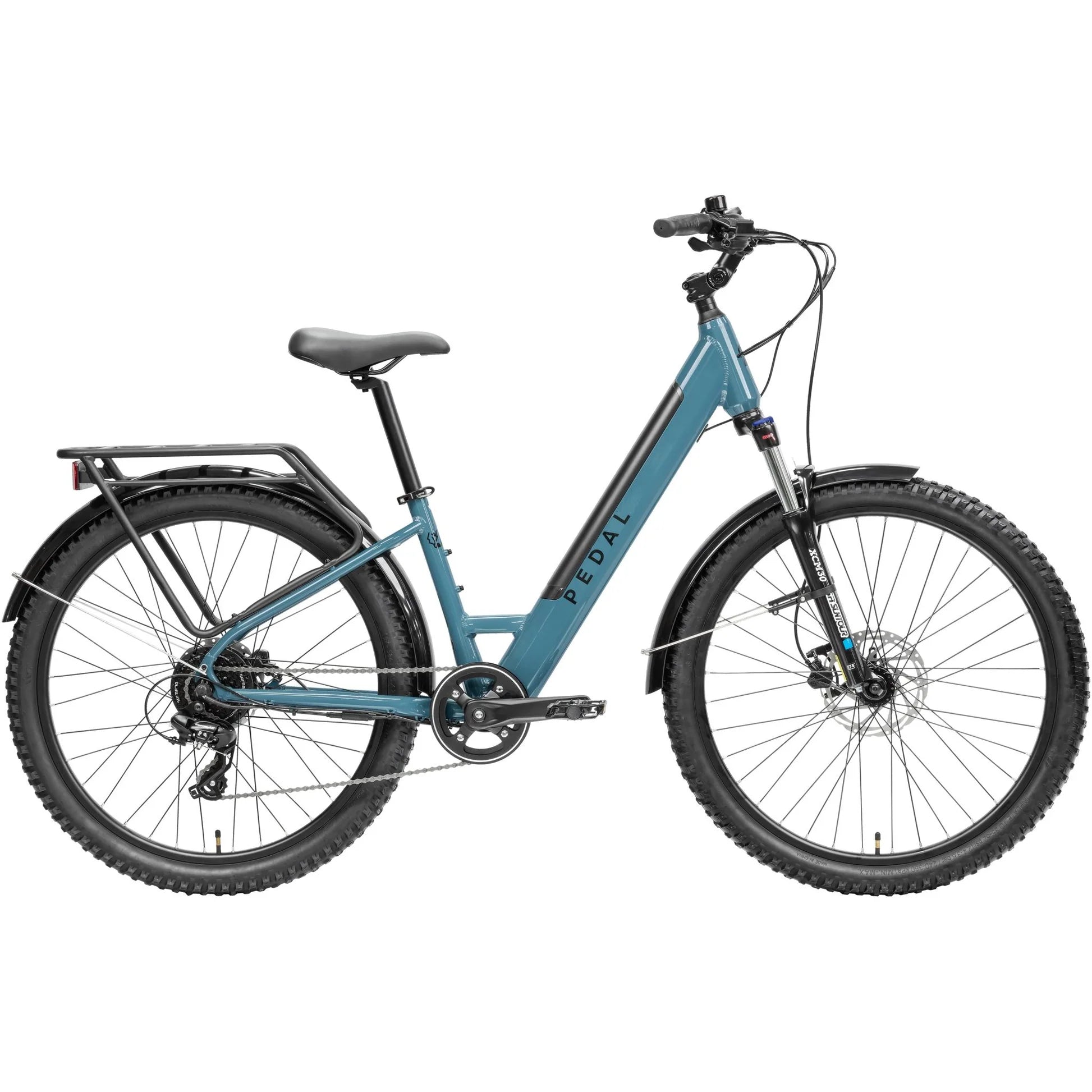 Pedal Coyote 3 ST Tour Electric Hardtail Mountain Bike Slate Grey