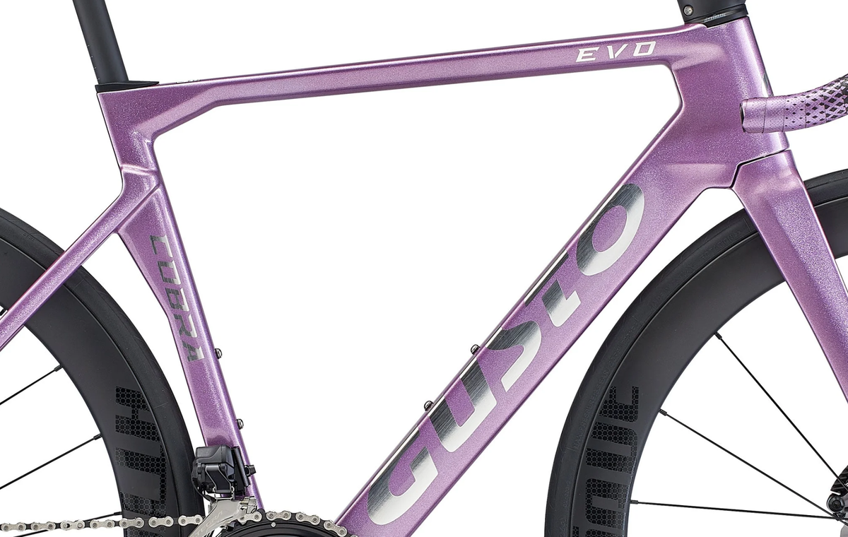 COBRA EVO DB PRO TE Ultegra Di2 Attaque 50 Carbon Wheelset - Purple - Image 4