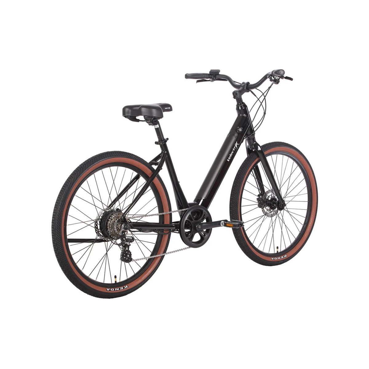 Velectrix Cruiser ST Step Thru EBike fitted with Shimano Brakes - Black - Image 3