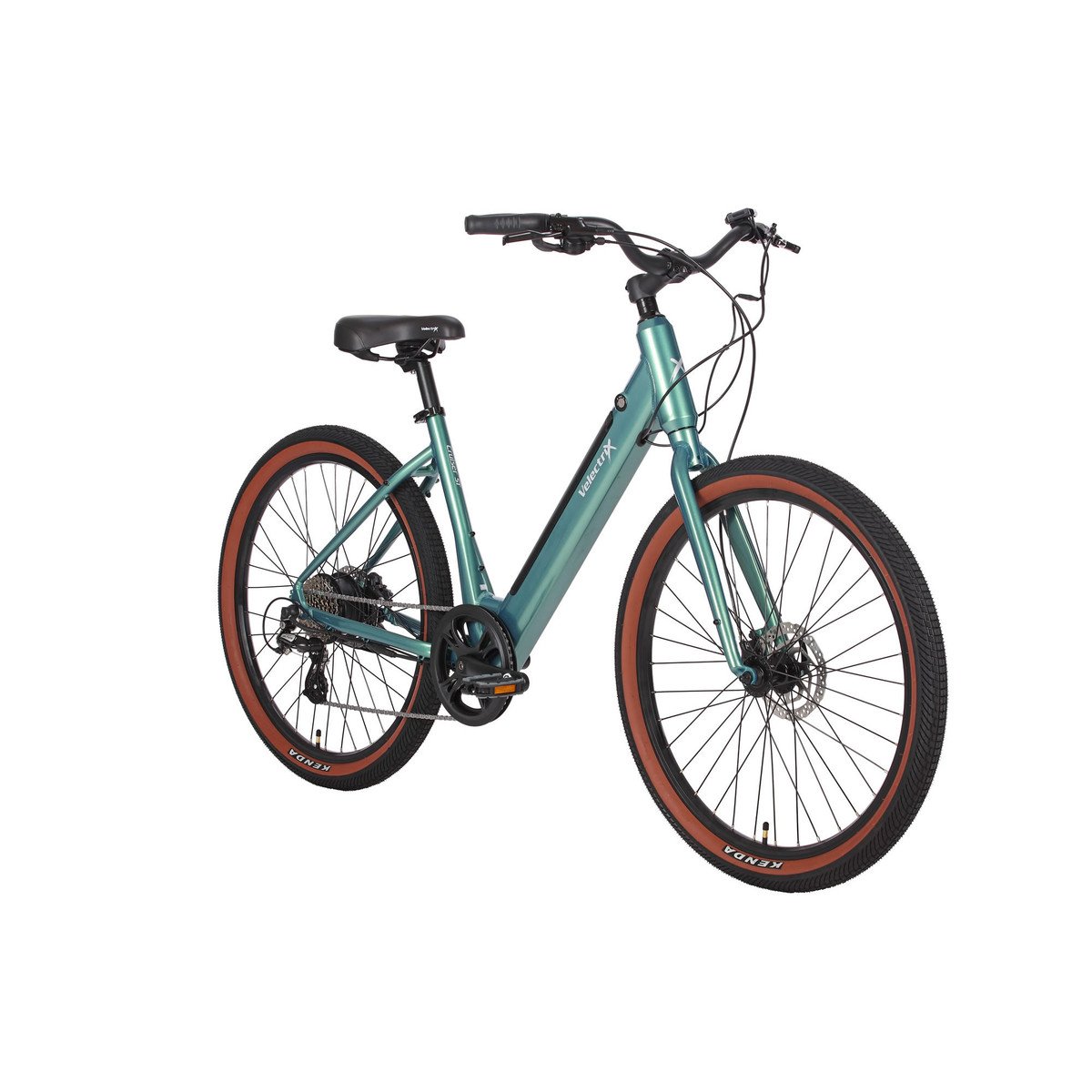 Velectrix Cruiser ST Step Thru EBike fitted with Shimano Brakes - Ocean - Image 2