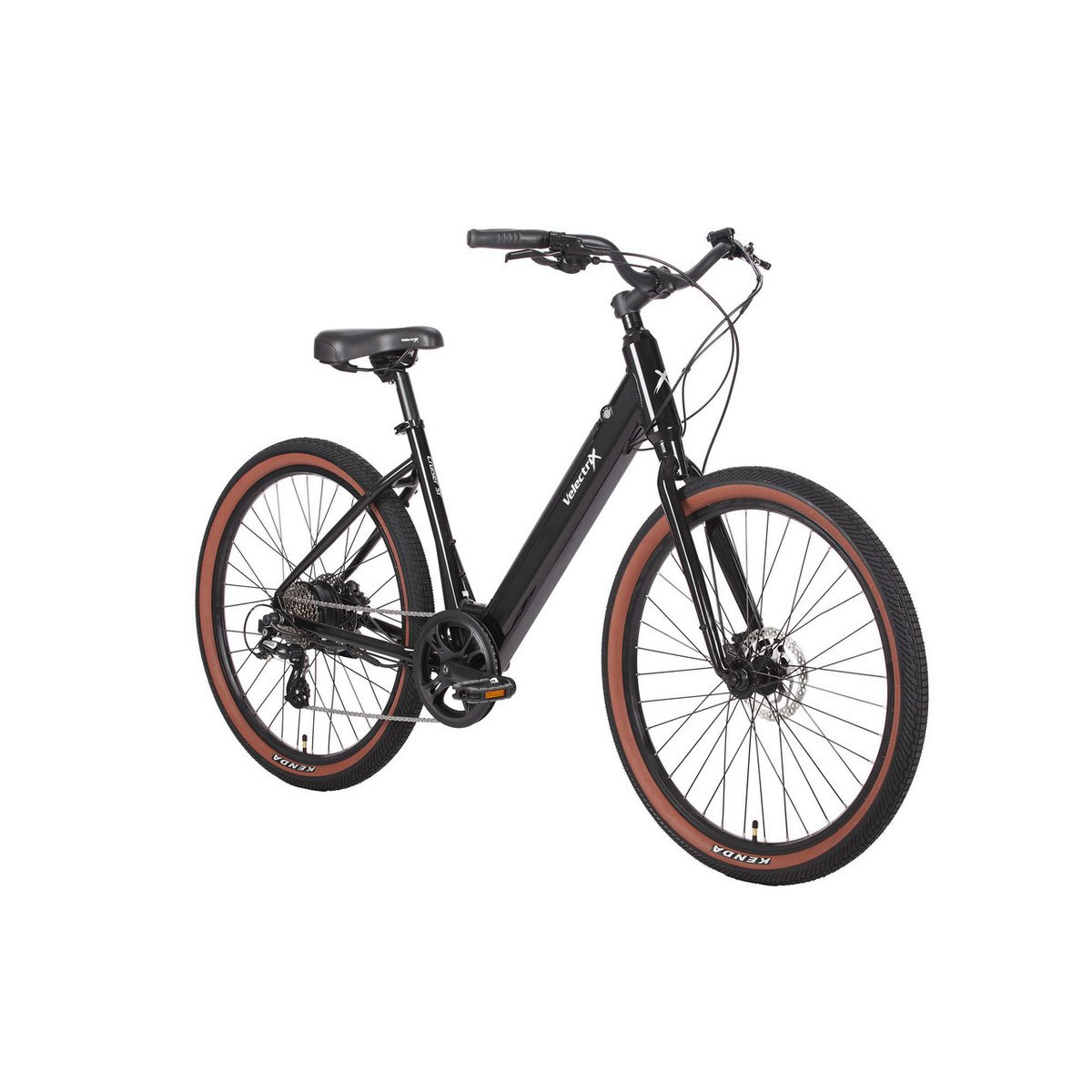 Velectrix Cruiser ST Step Thru EBike fitted with Shimano Brakes - Black - Image 2