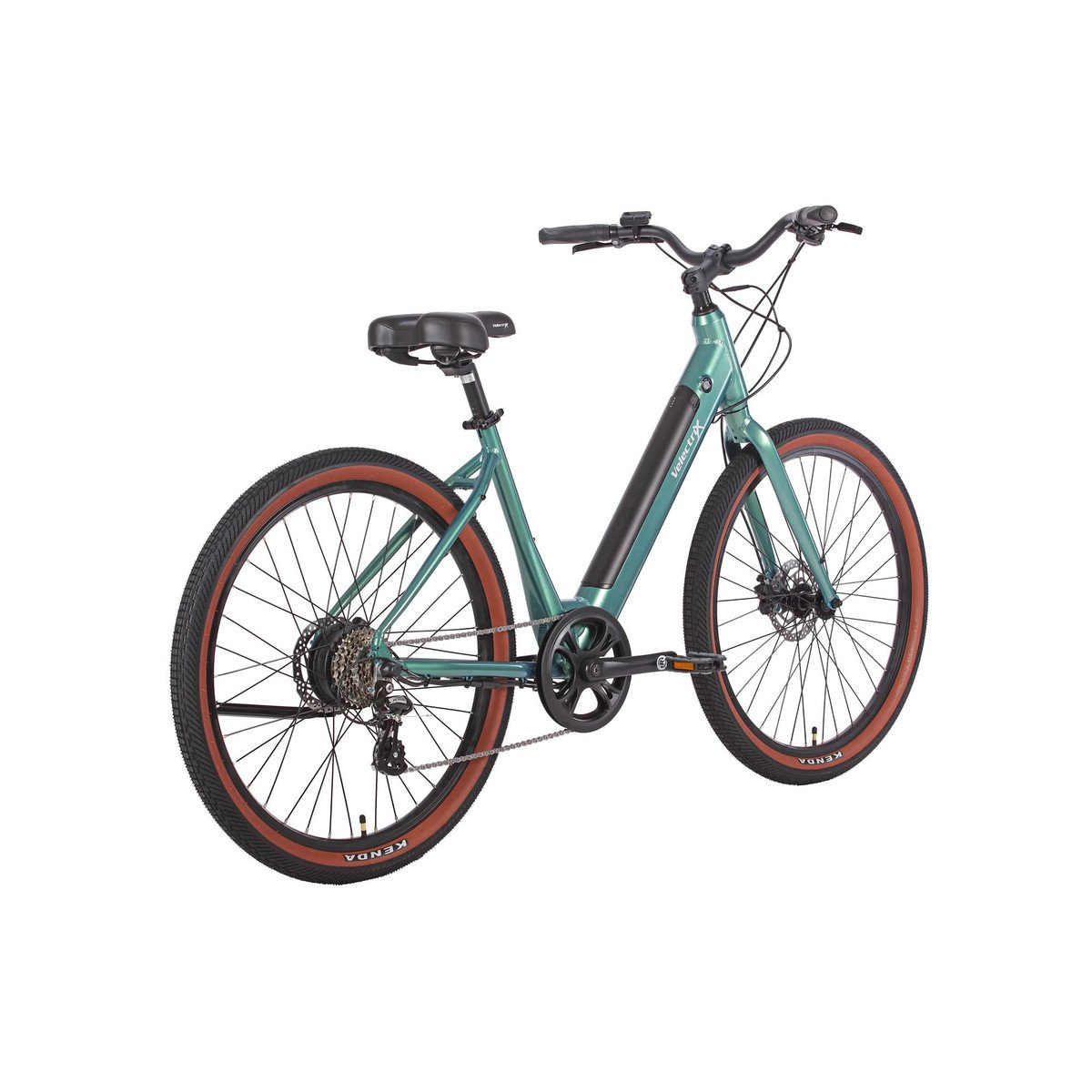 Velectrix Cruiser ST Step Thru EBike fitted with Shimano Brakes - Ocean - Image 3