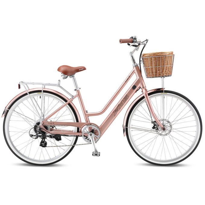 XDS E-Conic S2 Retro Electric Bike - Rose Gold