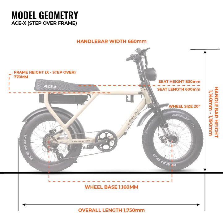 Ampd Bros Ace-X Rally Plus+ Edition 750w Electric Bike - Image 13