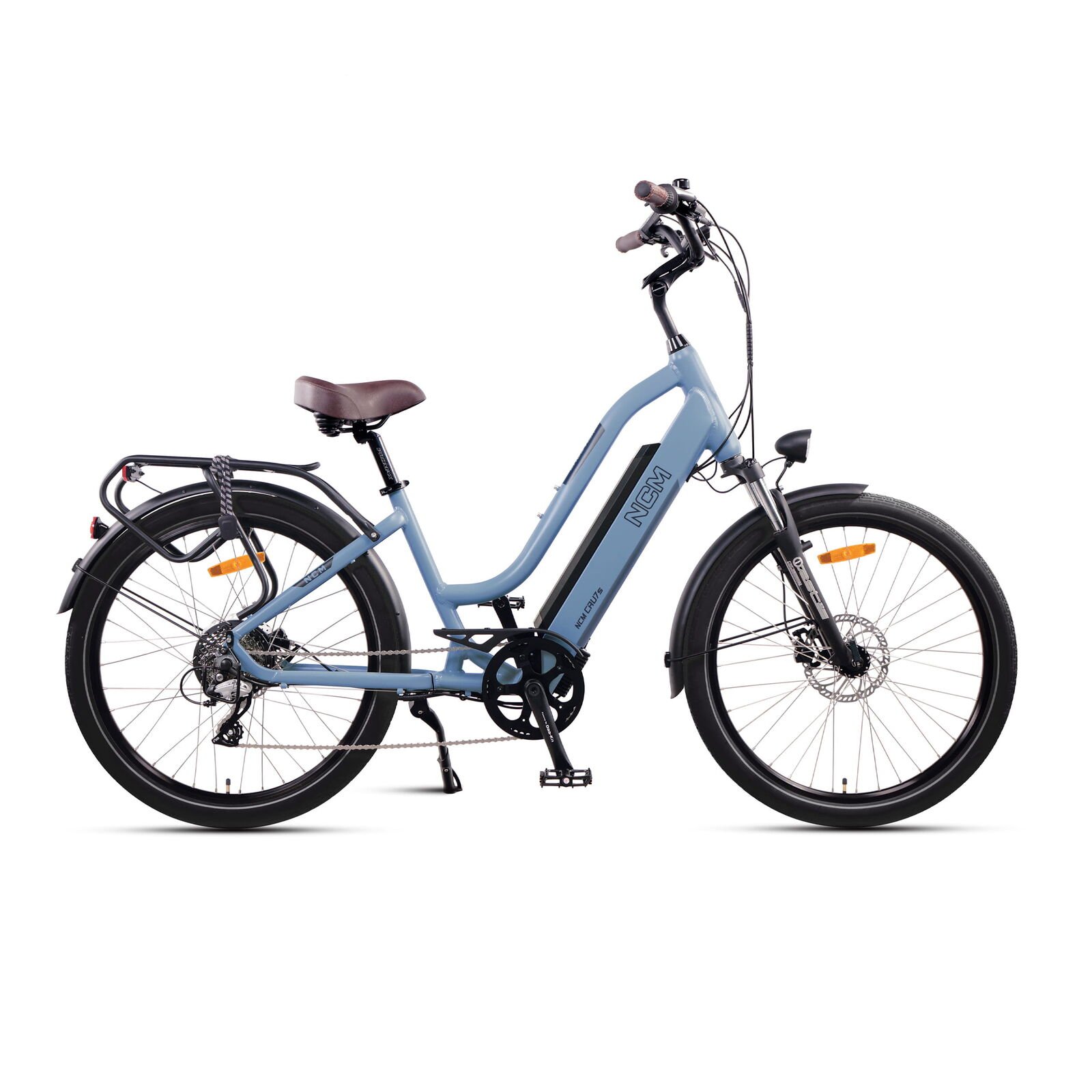 NCM Cru7s Step Thru Cruiser E-Bike, E-MTB, 250W-500W, 48V 19Ah 912Wh Battery - Image 11