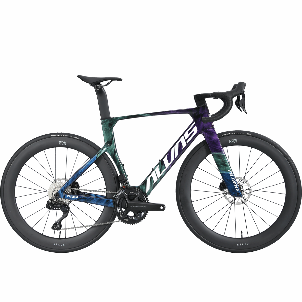 DA54 Ultegra Di2 12sp Carbon Wheelset Carbon Aero Bike - Marble