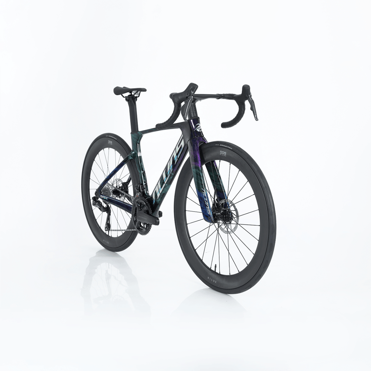 DA54 Ultegra Di2 12sp Carbon Wheelset Carbon Aero Bike - Marble - Image 2