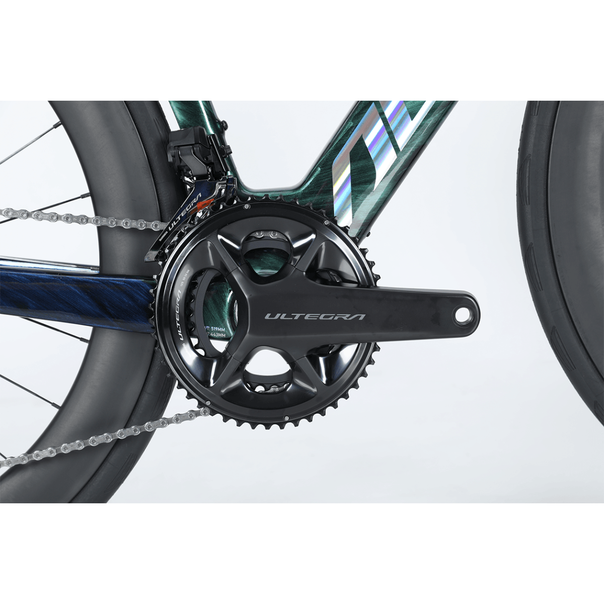 DA54 Ultegra Di2 12sp Carbon Wheelset Carbon Aero Bike - Marble - Image 4