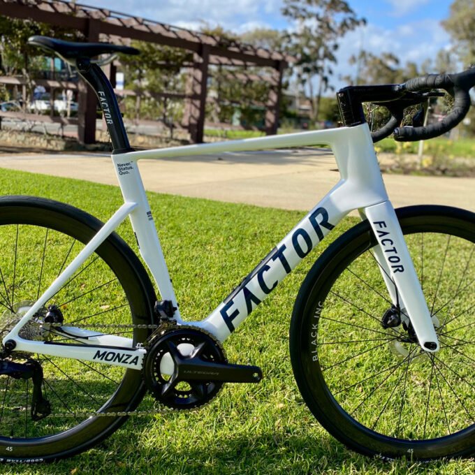 FACTOR MONZA ULTEGRA Di2 BLACK INC CARBON WHEELS In Store Now!