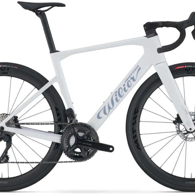 Wilier Rapida 105 Di2 Carbon Road Bike - Miche Carbon Wheelset-Weekend White