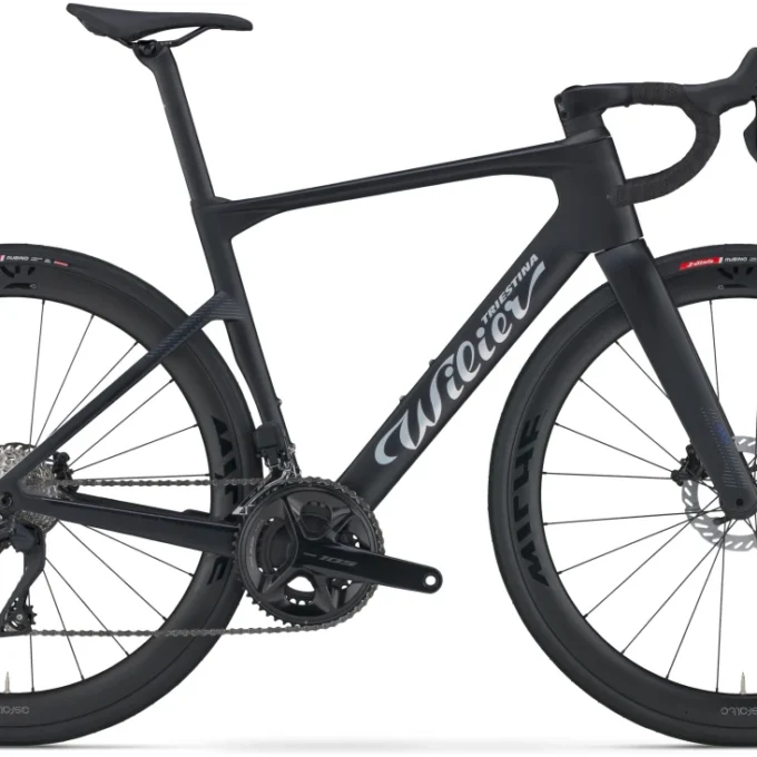 Wilier Rapida 105 Di2 Carbon Road Bike - Miche Carbon Wheelset-Lastlight Black-