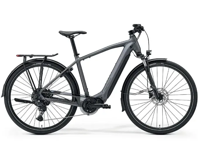 Merida eSpresso 500 EQ Electric Hybrid Bike 630WH Battery Matte Dark Silver/Black