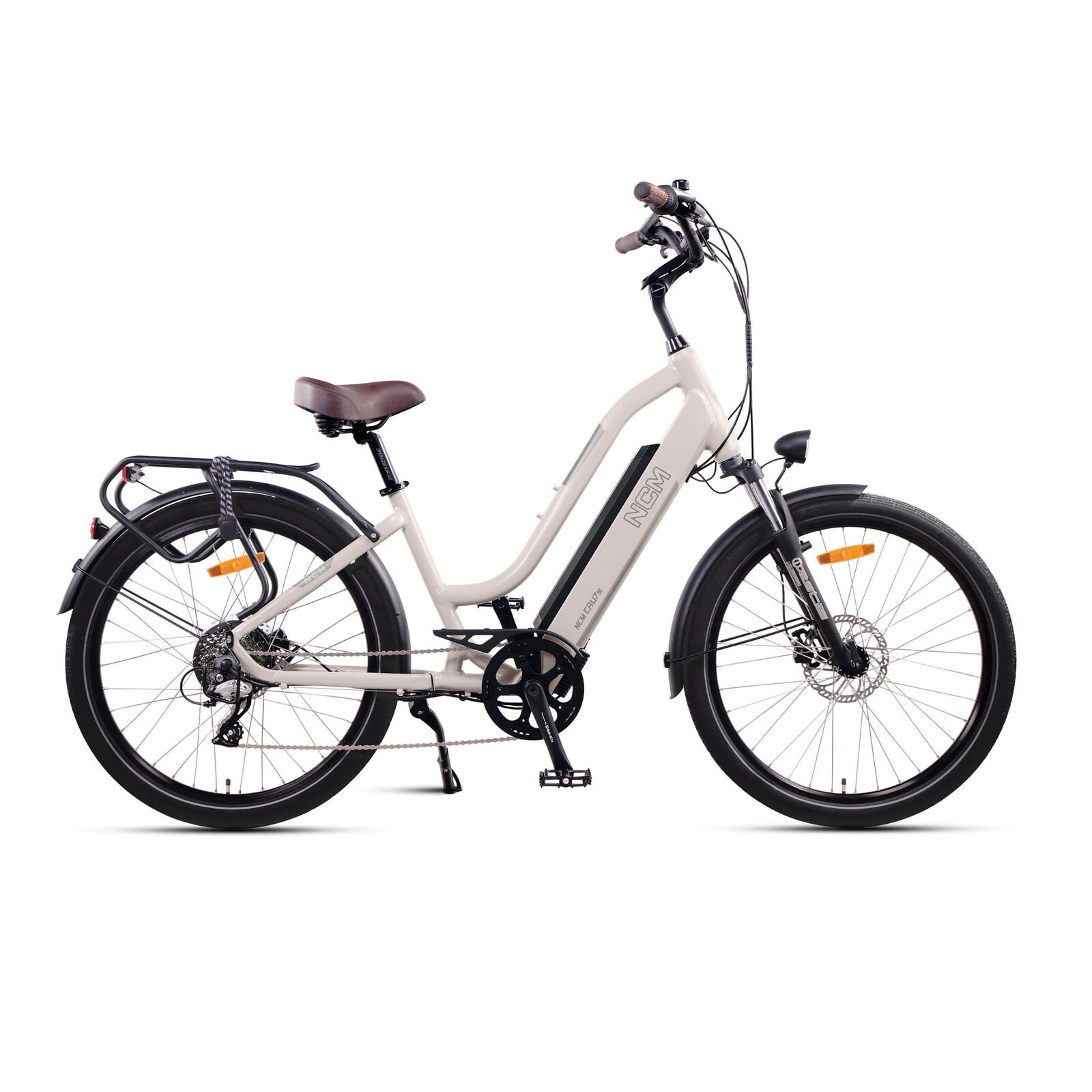 NCM Cru7s Step Thru Cruiser E-Bike, E-MTB, 250W-500W, 48V 19Ah 912Wh Battery - Image 13