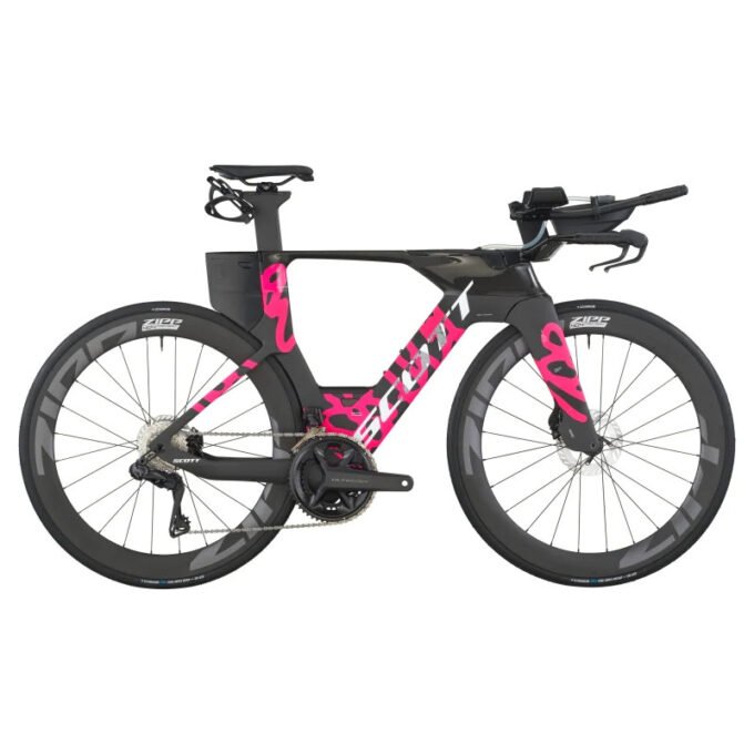 SCOTT Plasma RC Pro Ultegra Di2 Zipp Carbon Wheelset Tri Bike